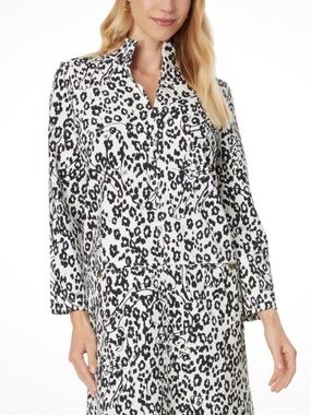 Lilly Pulitzer Rosie Dress XXS Coconut Lets Pawty Leopard Print Shift Dress